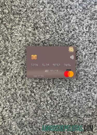 Coreia do Norte Daesong Bank Mastercard Photolook Front modelo